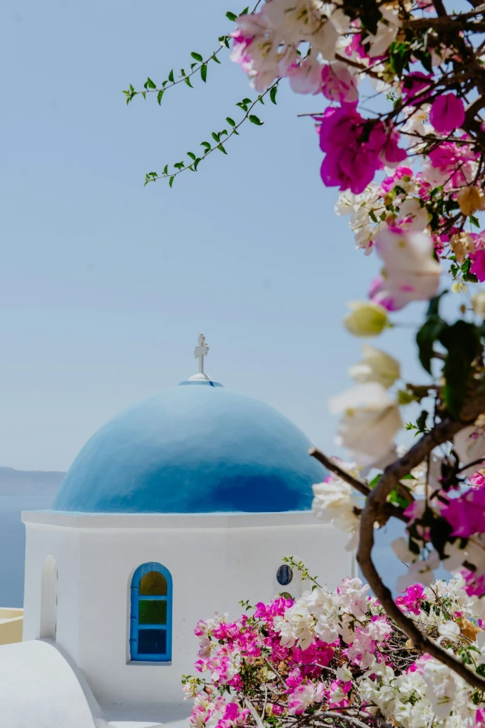 Santorini Dome Chapel, Greece
